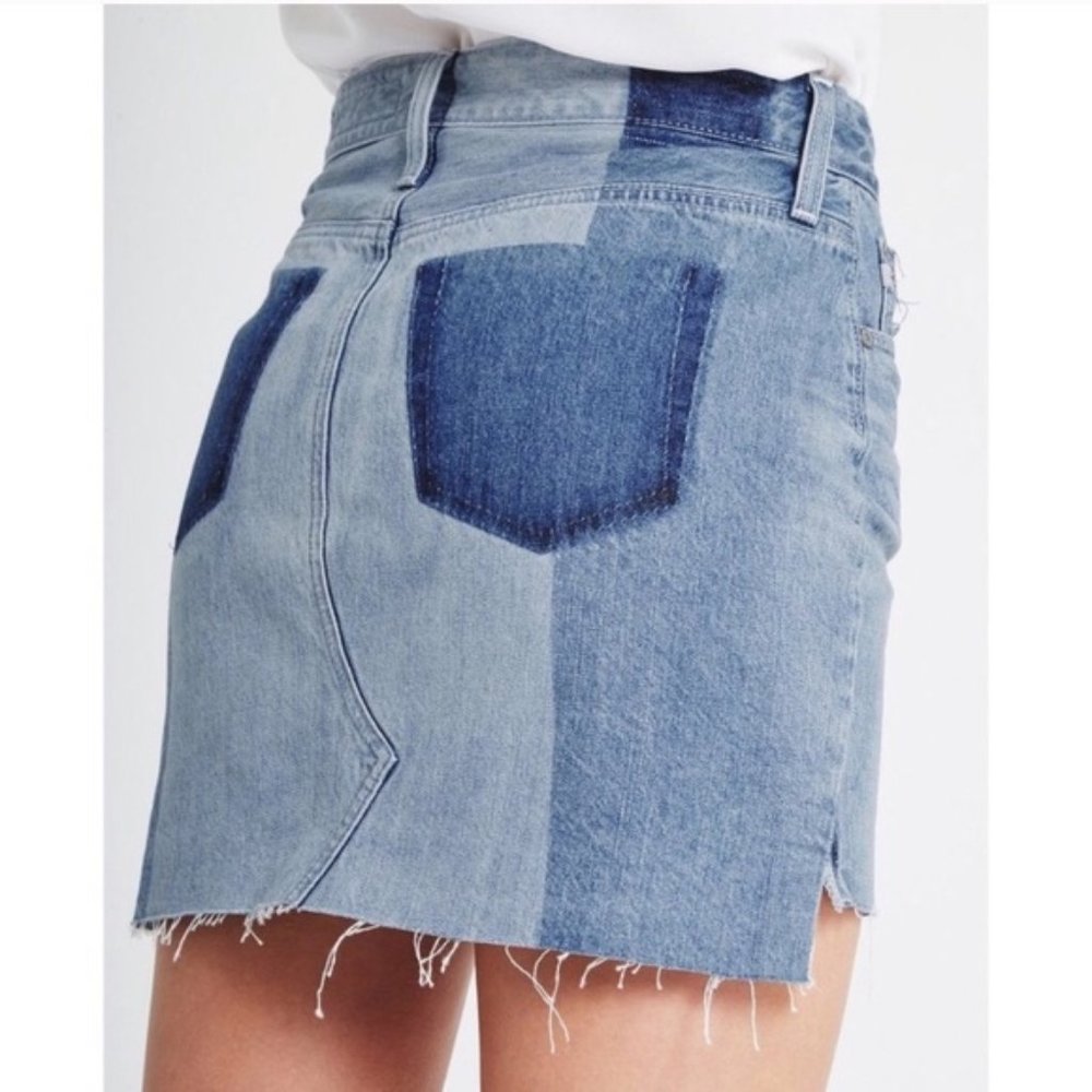 NWOT AG High-Rise Denim Skirt (The Sandy)